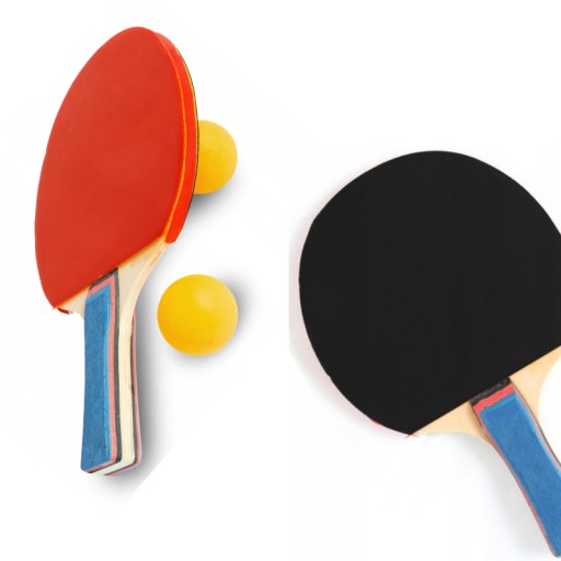 PINGPONGOVÝ SÚPRAV NA STOLNÝ TENIS 2X RAKETA PÁDLA + 3 loptičky