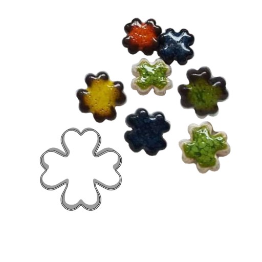 Formička na Ďatelinu mini 1,4 cm ďatelinový list