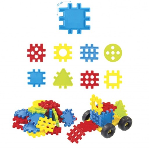 MOCHTOYS MRIEŽKOVÉ BLOKY MRIEŽKA 50 PRVKOV