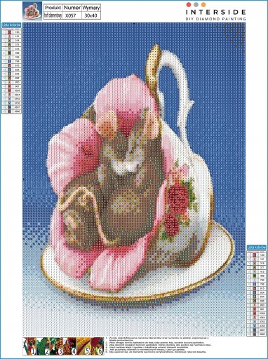 Ručná výšivka Mosaic diamond puzzle