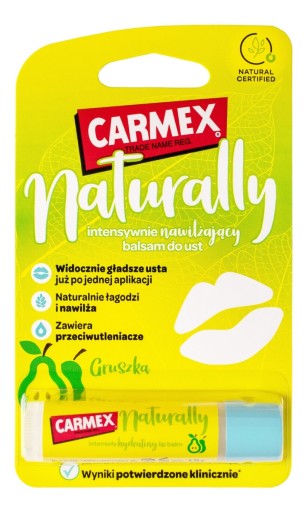 Carmex Naturally Lip balzam - hruška 4,25 g