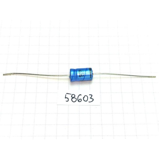Elektrolytový kondenzátor 220uF 10V 6x11 axiálny x10