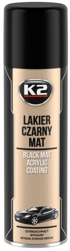 K2 MAT BLACK LESH SPREJ 500ML