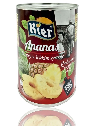 ANANÁSOVÉ Plátky V SVETKOM SIRUPE 565G SRDCE KONZ