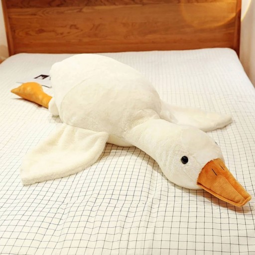VEĽKÝ PLYŠOVÝ VANKÚŠ HUS MASKOT KAČKA 55 CM - PERFEKTNÝ DARČEK