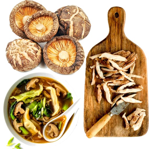 Sušené huby Shitake Po Ku 100g Vietnamská Ázia