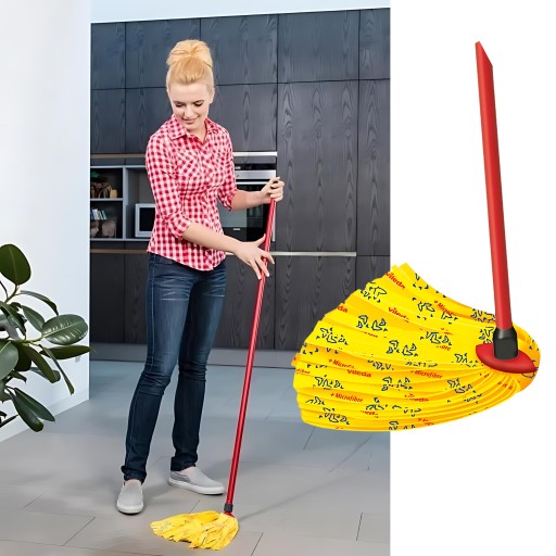 Vložka Vileda do mopu Super Mocio Soft, PRUHOVANÁ, ŽLTÁ