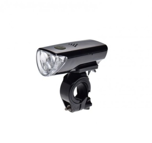 Predná cyklistická lampa, 3 LED, 3 režimy svietenia