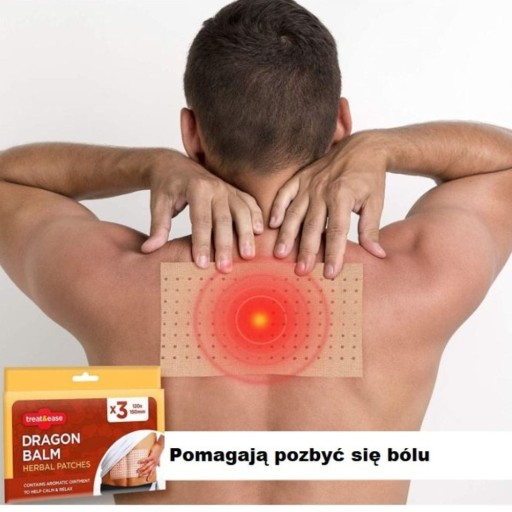 Hrejivé náplasti proti bolestiam chrbtice s kapsaicínom 3x