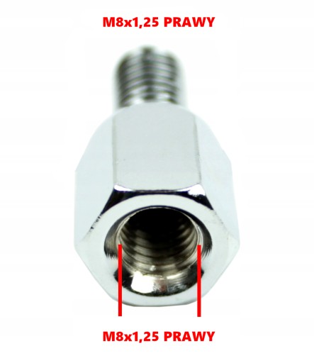 ADAPTÉR REDUKČNÉHO ZRKADLA R>R 8>8 CHROM