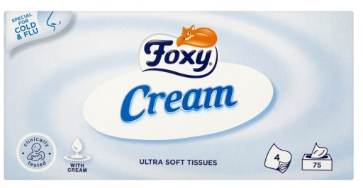Utierky FOXY KRÉMOVÉ 75KS S KRÉM