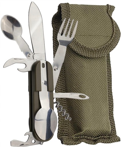 VOJENSKÝ MULTITOOL ZAHRANIČNEJ LÉGIE NOŽÍRSKÝ NÔŽ 7 V 1 + Púzdro