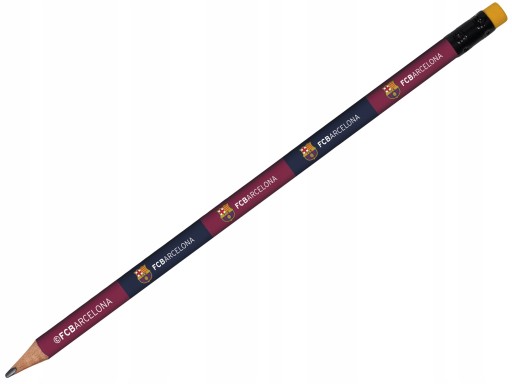 Ceruzka FC Barcelona Astra HB s gumou