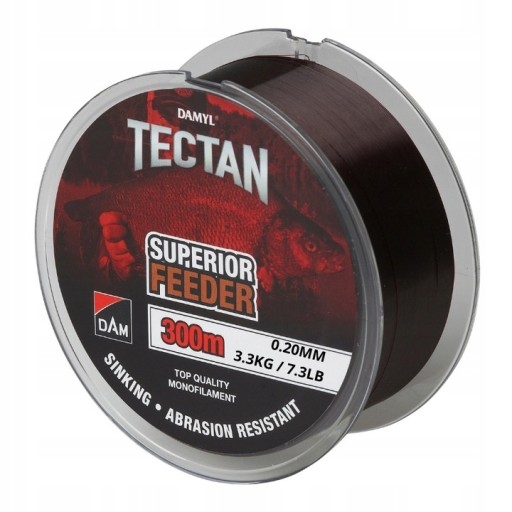 DAM Tectan Superior Feeder Line 0,25mm 300m Hnedá