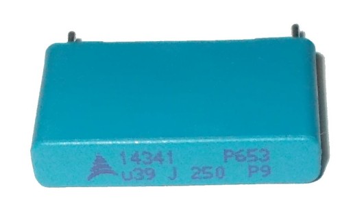 KONDENZÁTOR _ EPCOS 390nF 0,39uF u39 250V 10ks