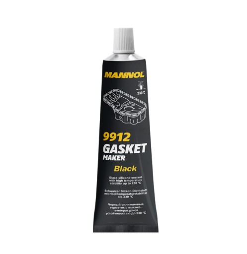 Vysokoteplotný silikón Mannol 9912 čierny 85 g
