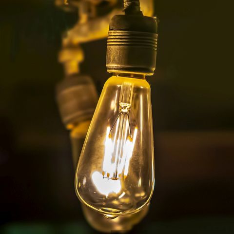 E27 LED žiarovka ST64 4W RETRO medovo žltá jantárová 2200K