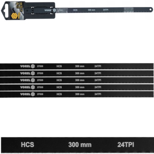 PÍLOVÝ LIST NA KOV 300mm 24 TPI NA PÍLOVÉ GULE 5 KS