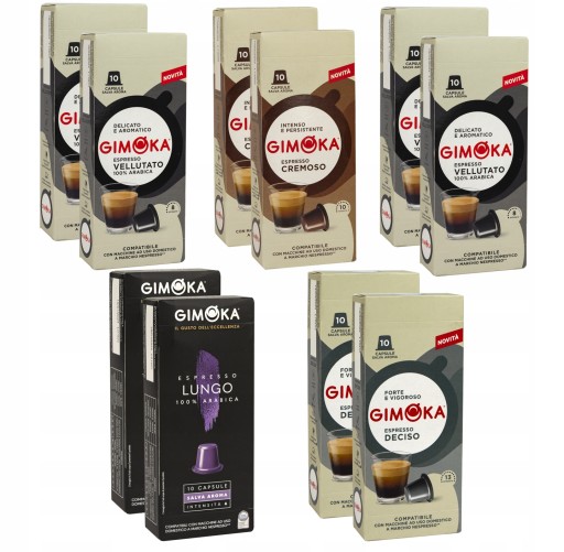 Kapsule Gimoka Espresso Vellutato 10 ks.