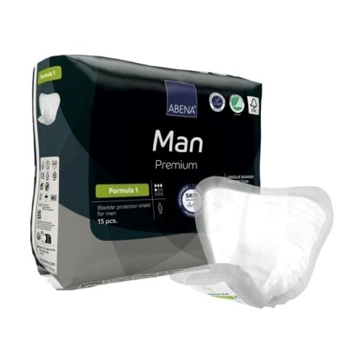 UROLOGICKÉ VLOŽKY PRE MUŽOV savé pánske hygienické vložky ABRI MAN FORMULA