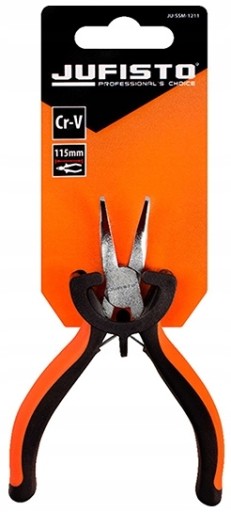Predĺžené ohnuté kliešte 115mm