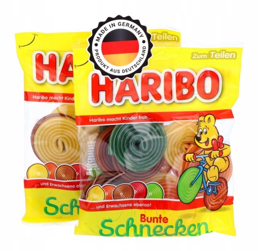 HARIBO Bunte Schnecken Snails ovocné želé 160g