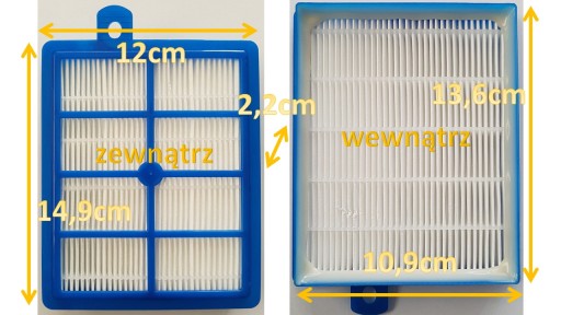 HEPA FILTER 13 pre vysávače ELECTROLUX PHILIPS AEG