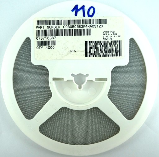 Keramické 0,068uF 68nF 16V DC 10% 50ks.