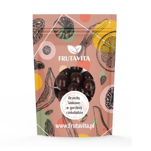 Lieskové orechy v tmavej čokoláde 250 g