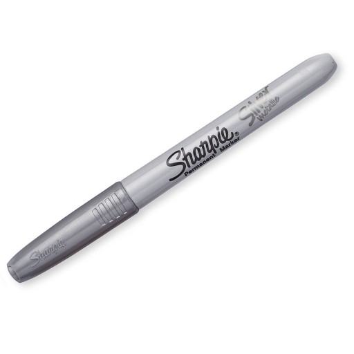 Kovový strieborný fix Sharpie