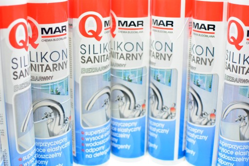 Qmar bezfarebný sanitárny silikón STOP MOLD 300ml