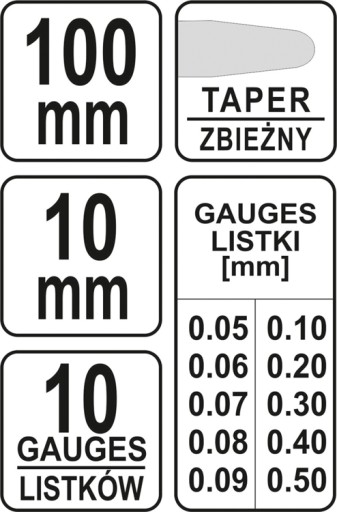 10-KRÍDLOVÁ KLAPKA 100mm PRE VENTILOVÉ ZÁTKY 0,05-0,5mm YATO YT-7222