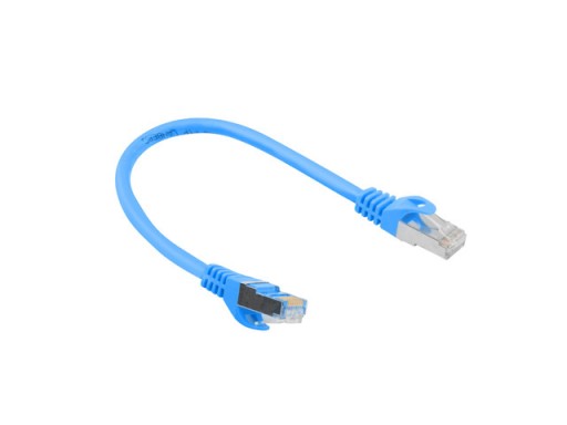 KÁBEL 0,25m LAN KÁBEL RJ45 cat 6 F/UTP