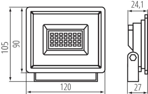 Svetlomet Kanlux GRUN NV LED-20W-B NW