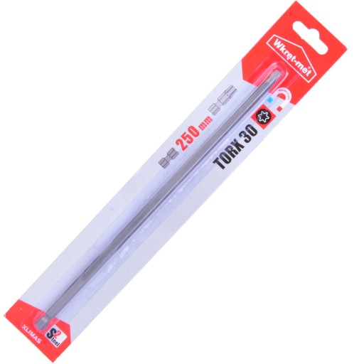 Bitový skrutkovač hrot TORX30 TX30 KLIMAS 250mm