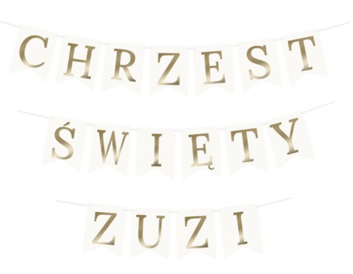 Banner Garland Vlajky Vaše vlastné AKÉKOĽVEK LIST Personalizované