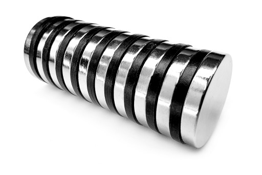 Silný okrúhly neodýmový magnet 5x2mm 10 ks. silný