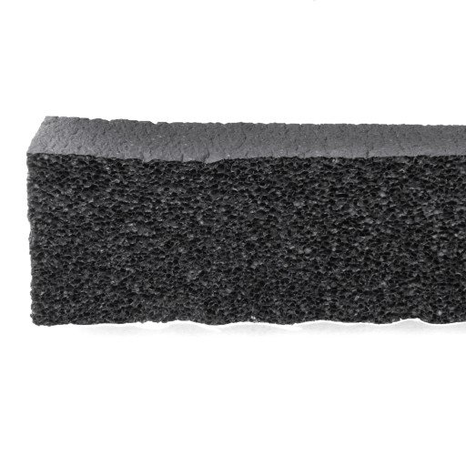 Zvukovo izolačné penové samolepiace gumené tesnenie 25 mm x 20 mm x 1000 mm