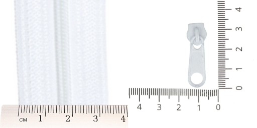 LuxTextil Zipsová PÁSKA Zips 5mm ŠPIRÁLA +20 Zipsov 10m BIELA