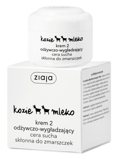 ZIAJA Kozie mlieko Vyživujúci a vyhladzujúci krém 2