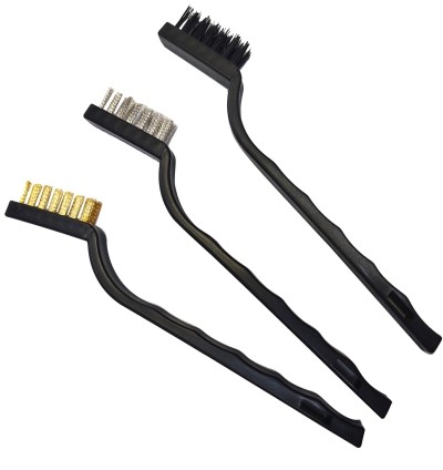 DRÔTENÉ KEFE OCELOVÁ MOSADZ NYLON SET