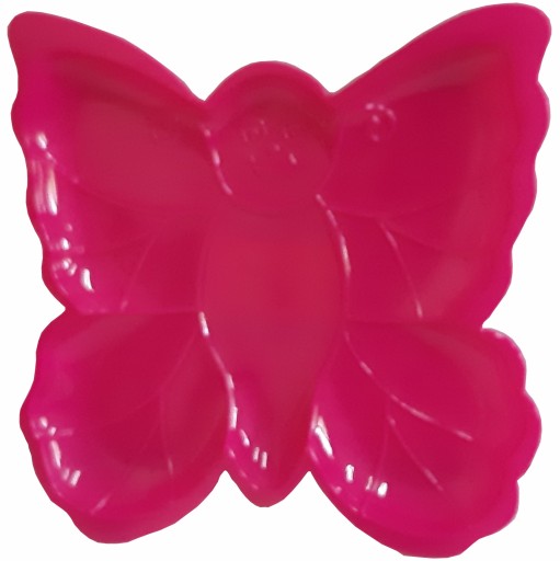 Plastový podnos na taniere 20 cm motýľ