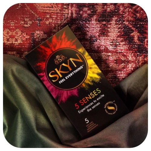 SKYN SENSES mix kondómy stimulujúce, chladivé a hrejivé 5 ks.