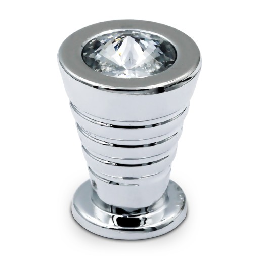 KĽÚČKA NÁBYTKOVÉHO GOMBÍKA NÁBYTKOVÉHO GOMBÍKA CHROM CRYSTAL