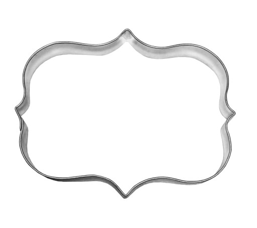 LABEL formička 8,4 cm rám na vizitky odznaky