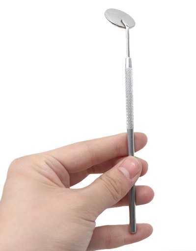 DENTÁLNE DENTÁLNE ZRKADLO Zväčšovacia OCELOVÁ RÚČKA
