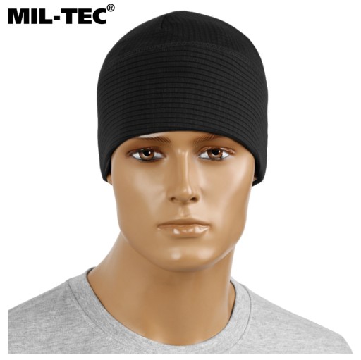 Termoaktívna športová šiltovka MIL-TEC QUICK DRY CAP Priedušná čierna