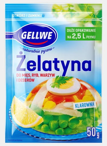 GELLWE ŽELATÍNA 50 g