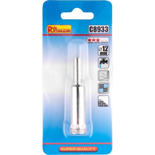 OTVOROVÁ PÍLA DIAMANTOVÁ VŔTAČKA 12MM RICHMANN C8933
