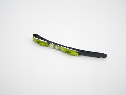 Kovové štipce do vlasov Donegal Black, dĺžka 4,3 cm, 50 ks.